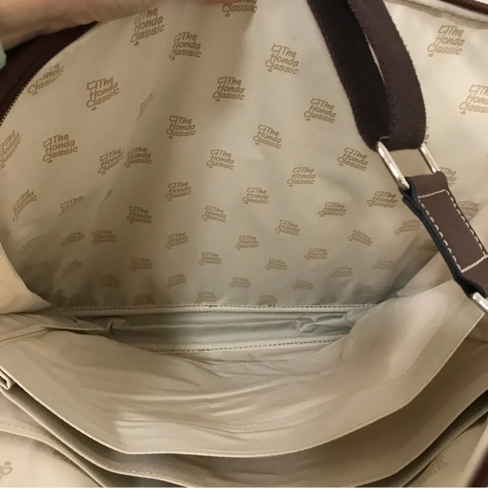 Barrington x the Honda classic houndstooth computer laptop crossbody bag